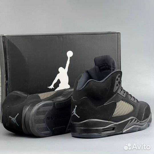 Nike Air Jordan 5 Retro Anthracite Black Cat