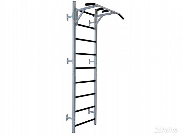 Шведская стенка c навесным турником 3 хвата дт