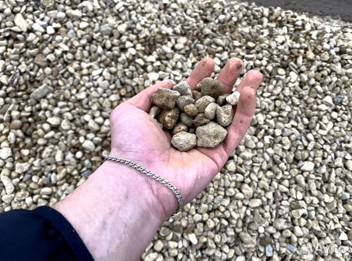 Щебень, Песок