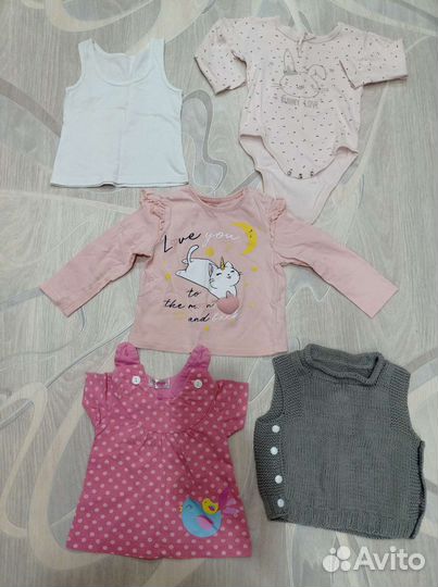 Детские вещи пакетом для девочки