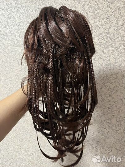 Хвост шиньон на крабе