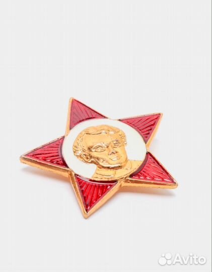 Значки октябрятские (оригинал, сделано в СССР.)