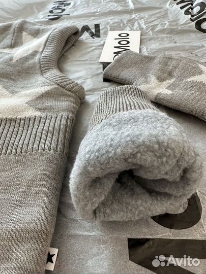 Шлем и варежки Molo новые