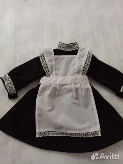 Одежда для кукол, платье, форма школьная