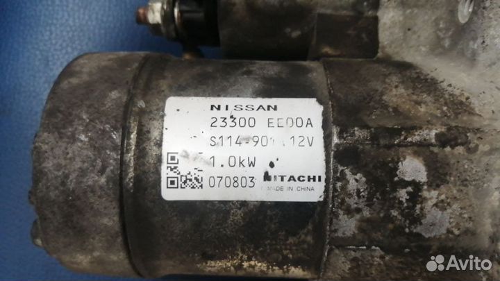 Стартер Nissan Tiida Note