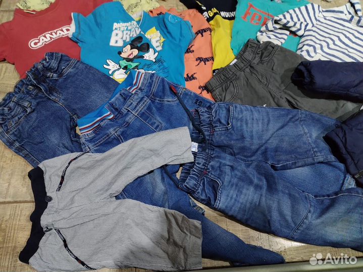 Вещи пакетом на мальчика 110