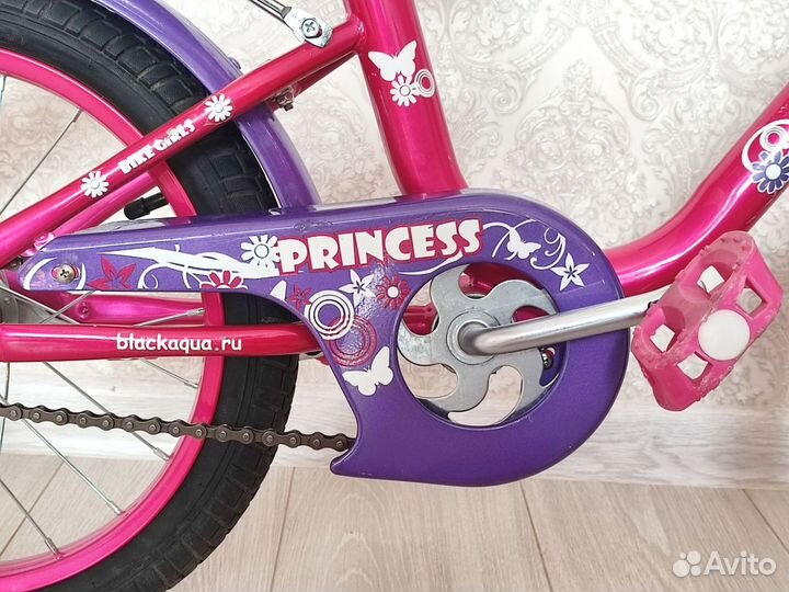 Детские велосипеды Black aqua princess