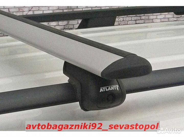 Багажник на крышу авто с рейлингом Аtlant