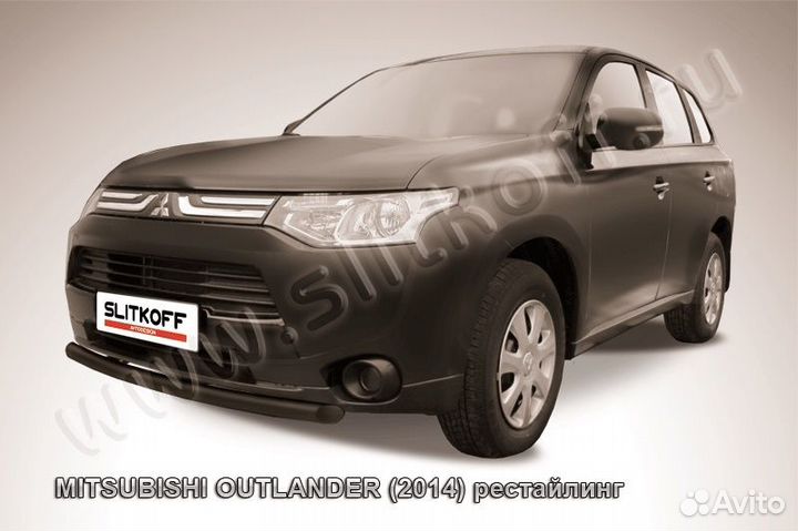 Защита бампера d57 mitsubishioutlander mout14-004B