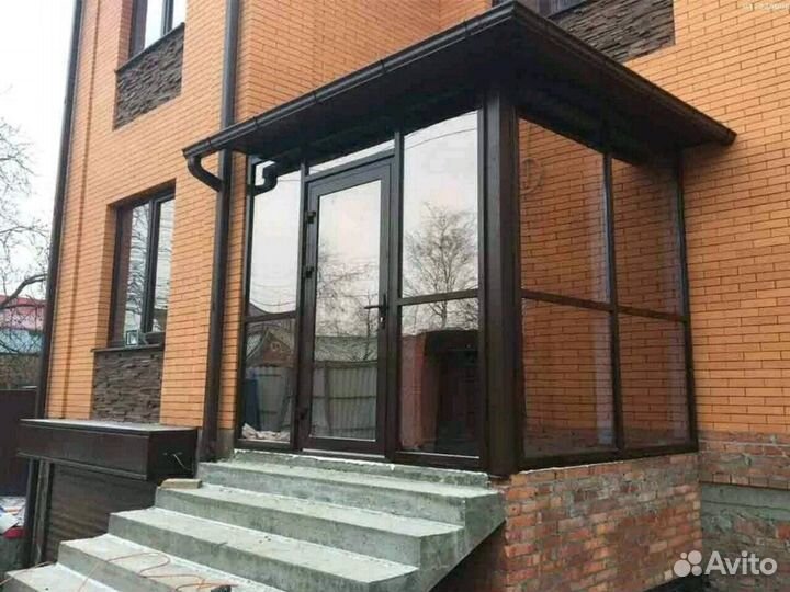 Остекление веранд, беседок, крылечек