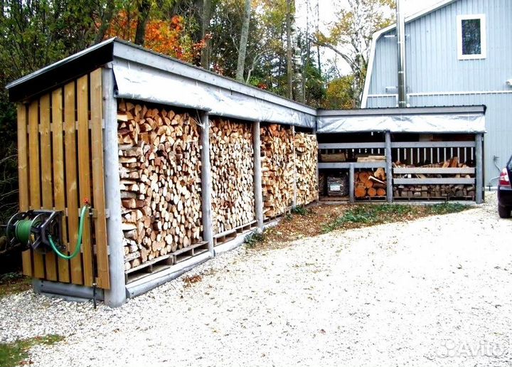 Дрова березовые наколотые