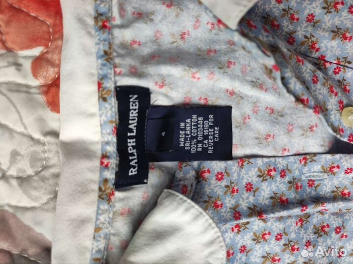Ralph lauren рубашка на девочку 4 года