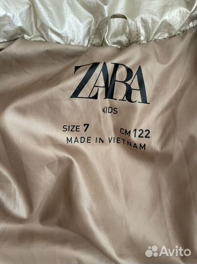 Куртка для девочки zara 122