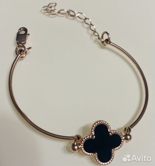 Van cleef браслет золотой