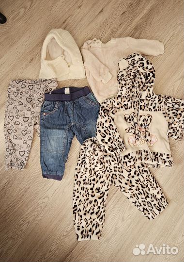 Пакет вещей для девочки 62-74 р