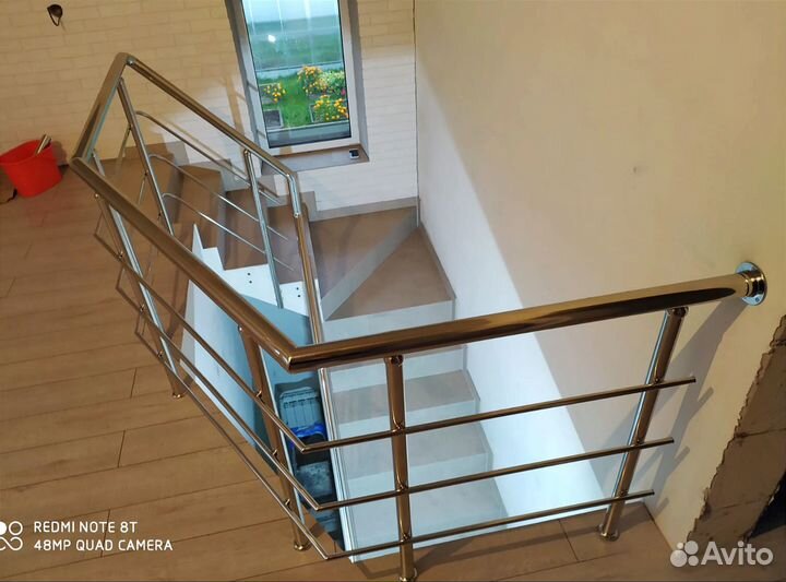 Перила для лестниц из нержавеющей стали, поручни