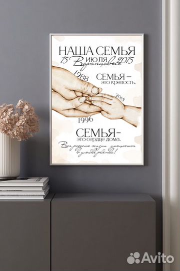 Постер семья