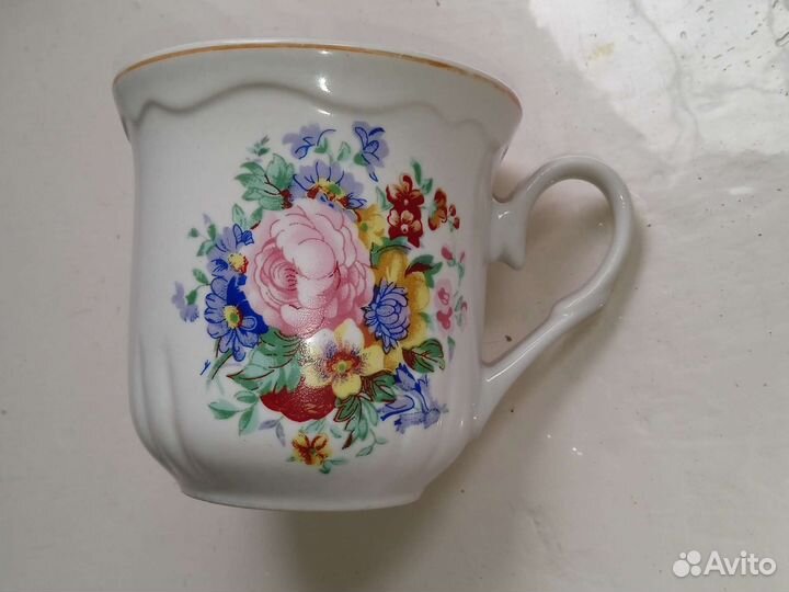 Кружка фарфоровая