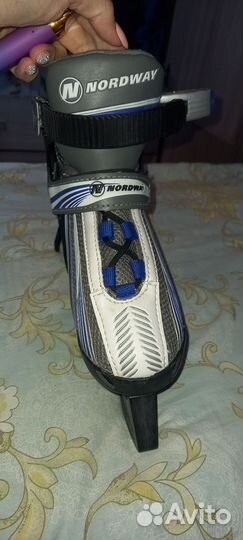 Коньки хоккейные раздвижные