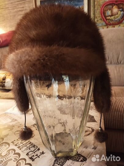 Шапочка норковая женская