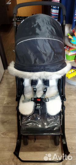 Коляска санки Ника 7 5S-K