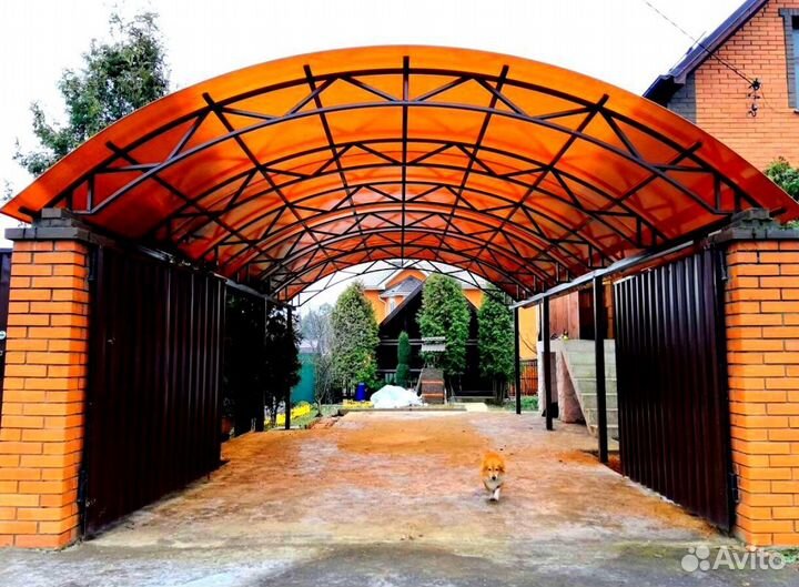 Навес под ключ