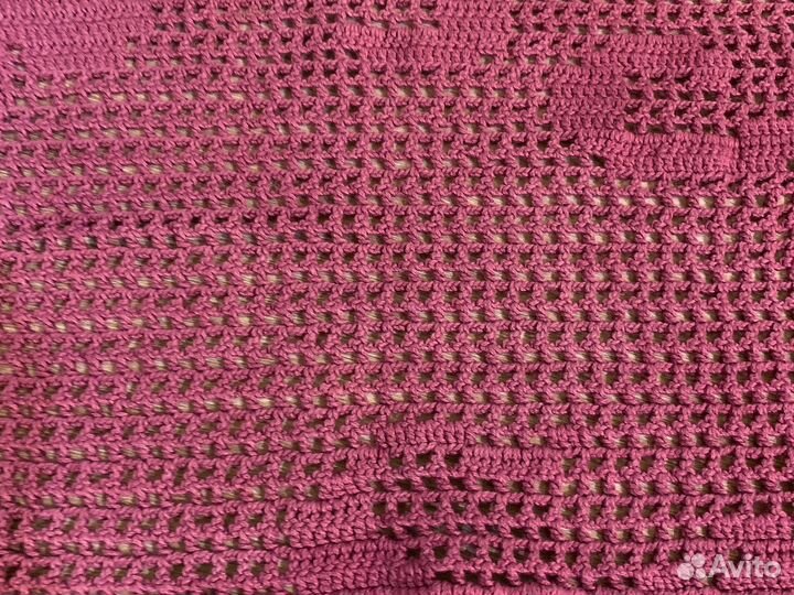 Вязаная салфетка