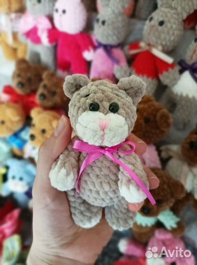 Игрушки ручной работы (мишки зайки котики)