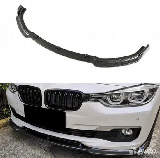 Губа сплиттер на бампер bmw f30