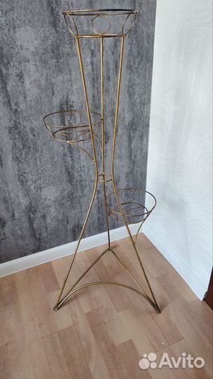 Подставка для цветов напольная металлическая