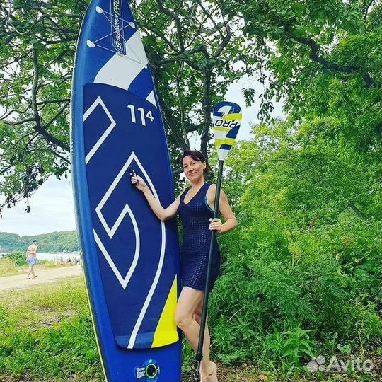 SUP board сап доска Gladiator PRO 11'4