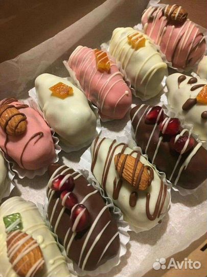 Финики в шоколаде, фрукты в шоколаде