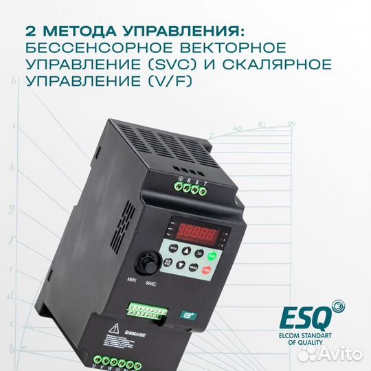 Частотный преобразователь ESQ-230 4 кВт 380В