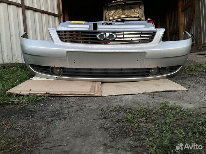 Бампер передний priora 1