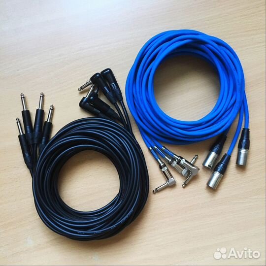 Кабели гитарные инструментальные микрофонные