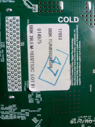 Плата телевизора MS3463S.PB801