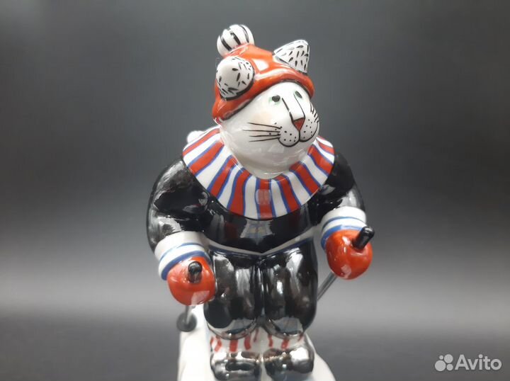 Статуэтка Villeroy boch Benedikt Кот на лыжах