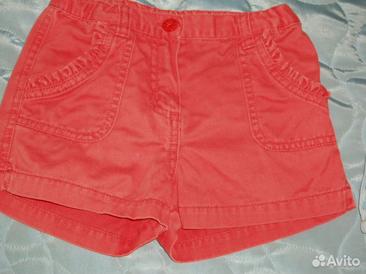 Комплект (2 шт.шорты+ 2 шт.футболки +шлепки)