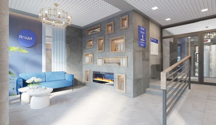 2-к. квартира, 53,7 м², 12/19 эт.