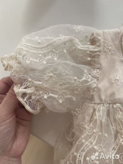 Праздничное платье для девочки 3-6 мес