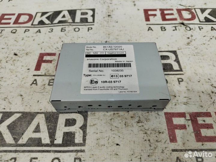 Блок управления магнитолой Toyota Corolla E150 1ZR