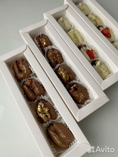 Финики в бельгийском шоколаде на 8 марта