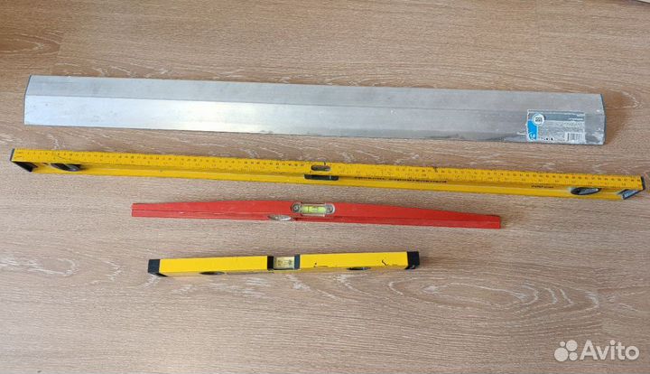 Правило строительное 1 метр, уровень строительный