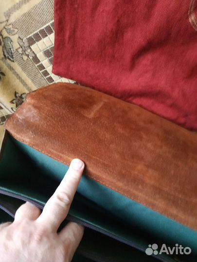 Мужской кожаный портфель новый