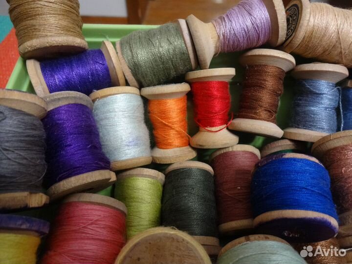 Старинные нитки для вышивки гладью