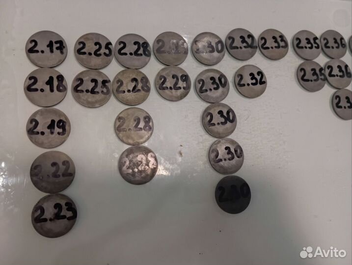 Регулировочные шайбы клапанов g4gc