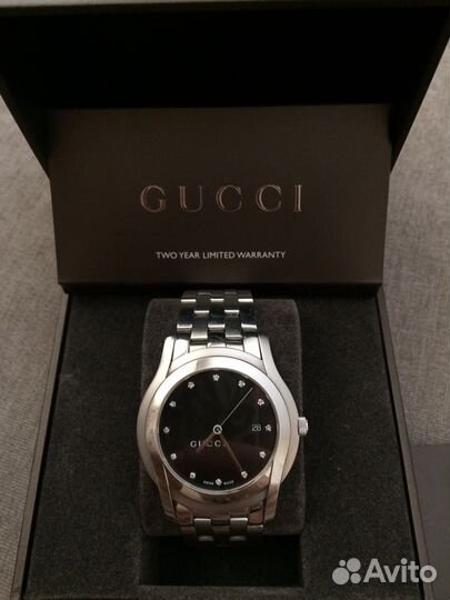 Часы Gucci оригинал с бриллиантами Нью-Йорк