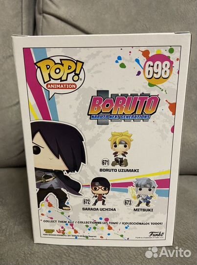 Sasuke Uchiha Fonko Pop #698 Boruto
