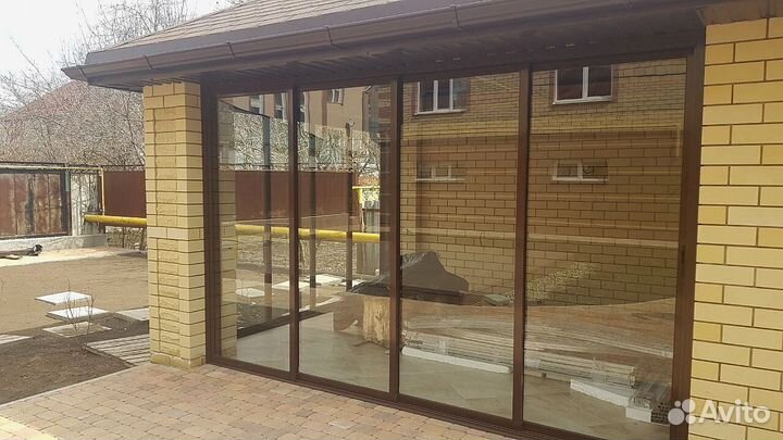 Остекление террасы