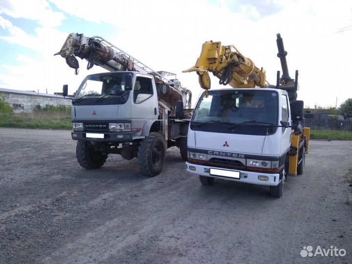 Услуги ямобура, автовышка